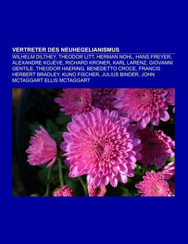 Vertreter des Neuhegelianismus