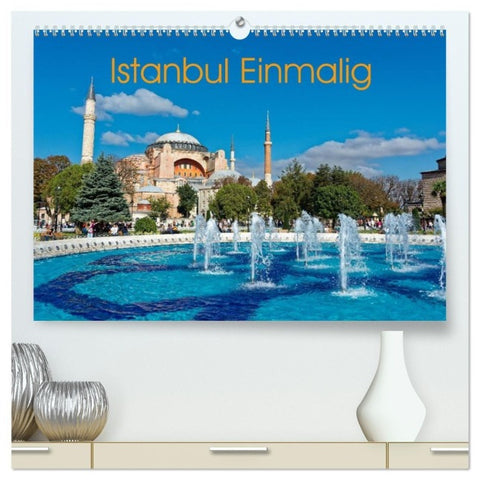 Istanbul Einmalig (hochwertiger Premium Wandkalender 2027 DIN A2 quer), Kunstdruck in Hochglanz