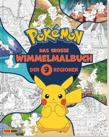 Pokémon: Das große Wimmelmalbuch der 9 Regionen