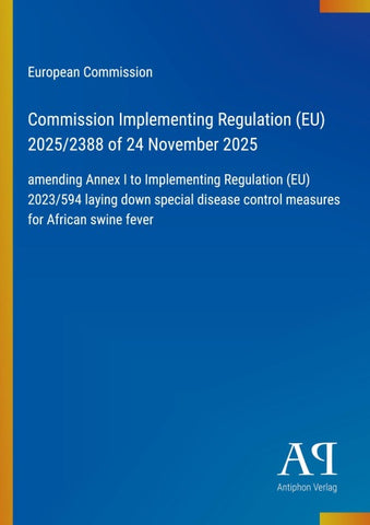 Commission Implementing Regulation (EU) 2025/2388 of 24 November 2025