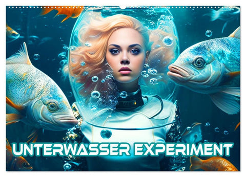 Unterwasser Experiment (Wandkalender 2026 DIN A2 quer), CALVENDO Monatskalender