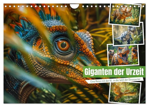 Giganten der Urzeit (Wandkalender 2027 DIN A4 quer), CALVENDO Monatskalender