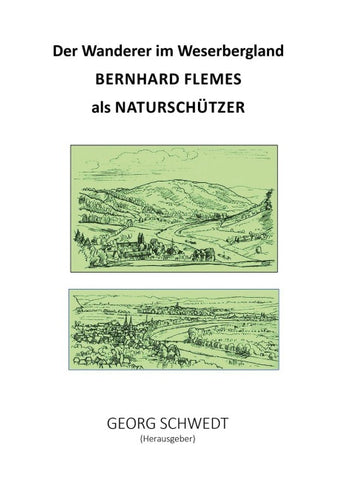 Der Wanderer im Weserbergland – Bernhard Flemes als Naturschützer