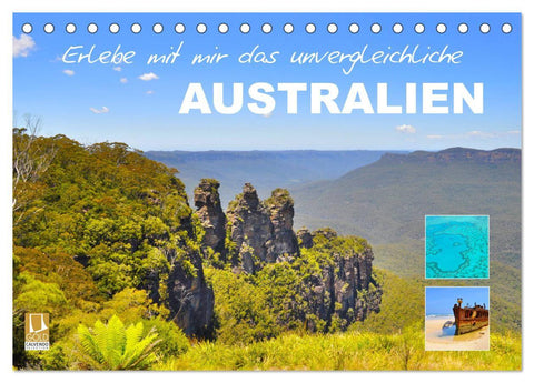 Erlebe mit mir das unvergleichliche Australien (Tischkalender 2027 DIN A5 quer), CALVENDO Monatskalender