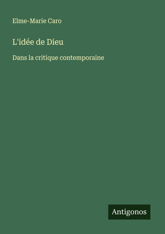 L'idée de Dieu