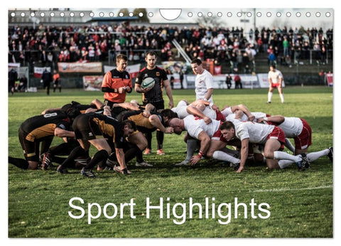 Sport Highlights (Wandkalender 2026 DIN A4 quer), CALVENDO Monatskalender