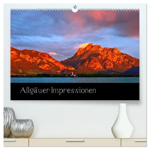 Allgäuer Impressionen (hochwertiger Premium Wandkalender 2027 DIN A2 quer), Kunstdruck in Hochglanz