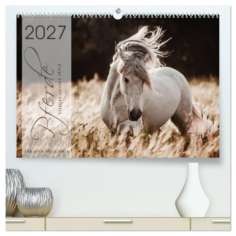 Spiegel deiner Seele (hochwertiger Premium Wandkalender 2027 DIN A2 quer), Kunstdruck in Hochglanz