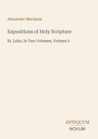 Expositions of Holy Scripture