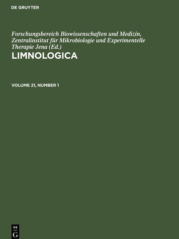 Limnologica. Volume 21, Number 1