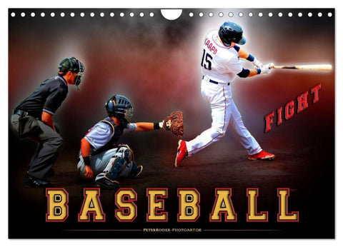 Baseball - Fight (Wandkalender 2027 DIN A4 quer), CALVENDO Monatskalender