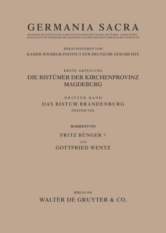 Das Bistum Brandenburg. Teil 2