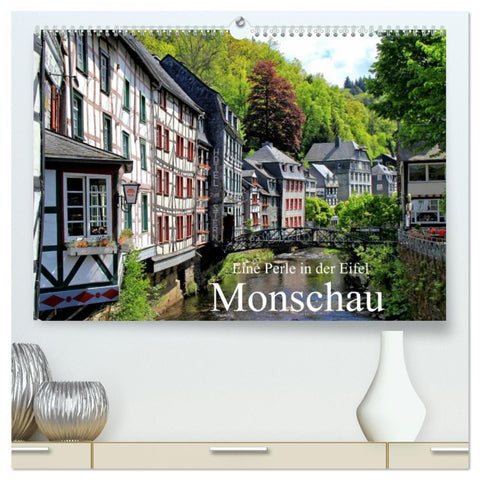 Eine Perle in der Eifel - Monschau (hochwertiger Premium Wandkalender 2026 DIN A2 quer), Kunstdruck in Hochglanz