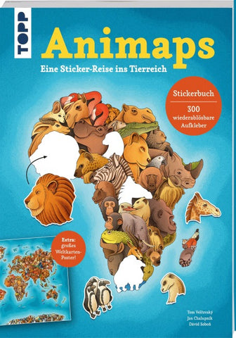 Animaps. Das Stickerbuch