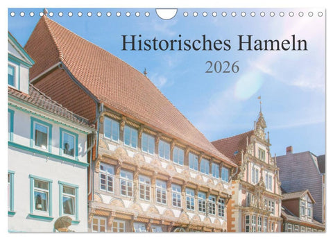 Historisches Hameln (Wandkalender 2026 DIN A4 quer), CALVENDO Monatskalender