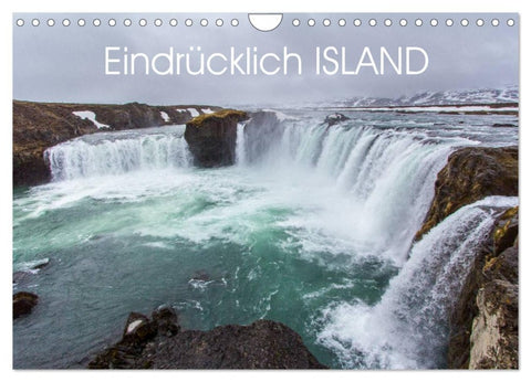 Eindrücklich Island 2026 (Wandkalender 2026 DIN A4 quer), CALVENDO Monatskalender