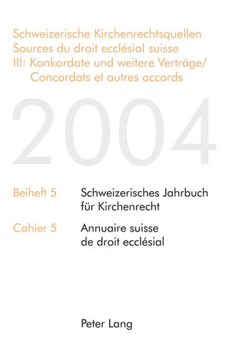 Schweizerische Kirchenrechtsquellen- Sources du droit ecclésial suisse