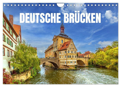 Deutsche Brücken (Wandkalender 2027 DIN A4 quer), CALVENDO Monatskalender