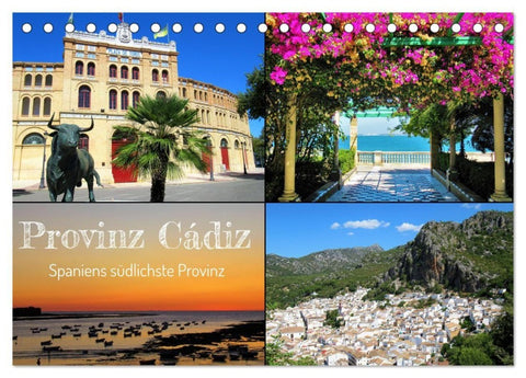 Provinz Cádiz - Spaniens südlichste Provinz (Tischkalender 2027 DIN A5 quer), CALVENDO Monatskalender