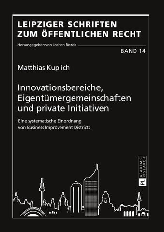 Innovationsbereiche, Eigentümergemeinschaften und private Initiativen