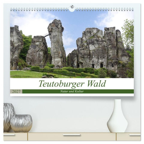 Teutoburger Wald - Natur und Kultur (hochwertiger Premium Wandkalender 2027 DIN A2 quer), Kunstdruck in Hochglanz