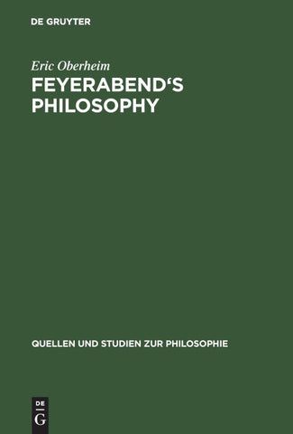 Feyerabend's Philosophy