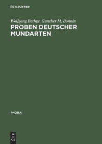Proben deutscher Mundarten