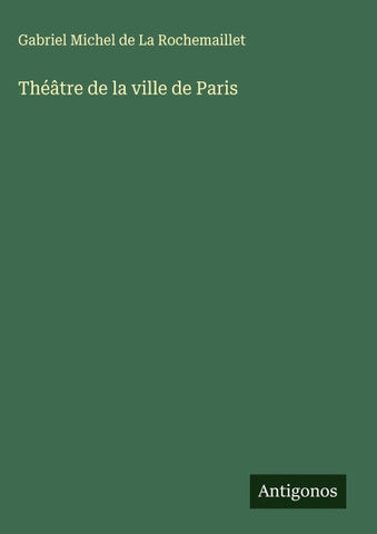 Théâtre de la ville de Paris