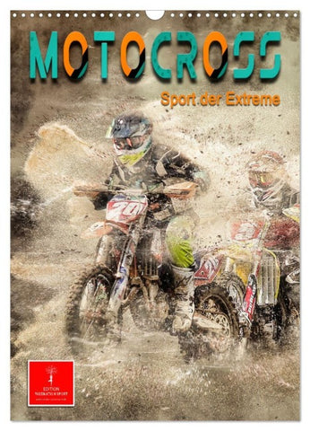 Motocross - Sport der Extreme (Wandkalender 2027 DIN A3 hoch), CALVENDO Monatskalender