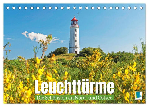 Leuchttürme: Die Schönsten an Nord- und Ostsee (Tischkalender 2027 DIN A5 quer), CALVENDO Monatskalender