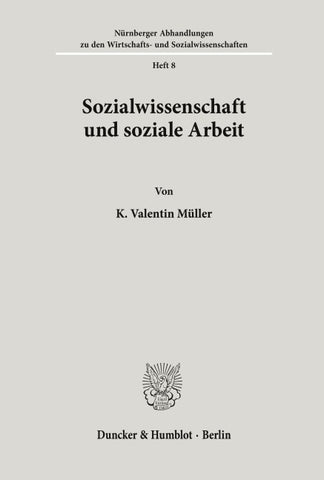 Sozialwissenschaft und soziale Arbeit.