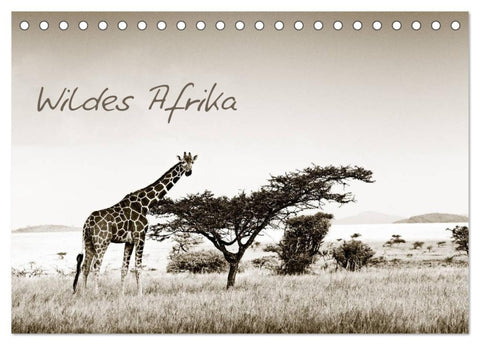 Wildes Afrika (Tischkalender 2026 DIN A5 quer), CALVENDO Monatskalender