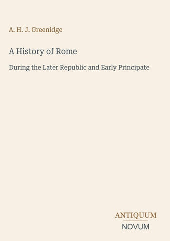 A History of Rome