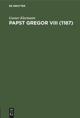 Papst Gregor VIII (1187)