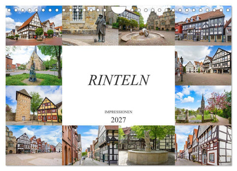 Rinteln Impressionen (Wandkalender 2027 DIN A4 quer), CALVENDO Monatskalender