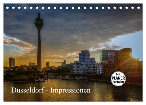 Düsseldorf - Impressionen (Tischkalender 2026 DIN A5 quer), CALVENDO Monatskalender