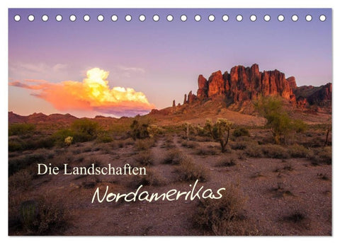 Die Landschaften Nordamerikas (Tischkalender 2026 DIN A5 quer), CALVENDO Monatskalender
