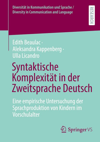 Syntaktische Komplexität in der Zweitsprache Deutsch