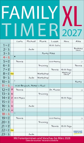 XL Family Timer 2027