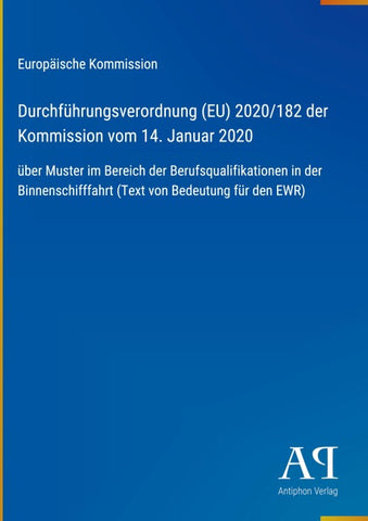 Durchführungsverordnung (EU) 2020/182 der Kommission vom 14. Januar 2020