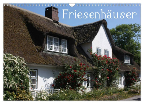 Friesenhäuser (Wandkalender 2026 DIN A3 quer), CALVENDO Monatskalender