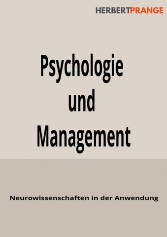 Psychologie und Management