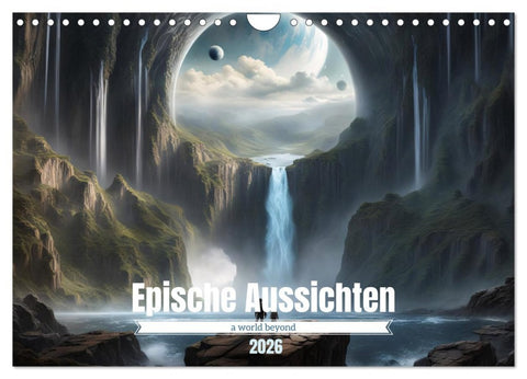 Epische Aussichten (Wandkalender 2026 DIN A4 quer), CALVENDO Monatskalender