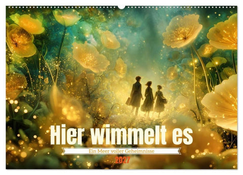 Hier wimmelt es (Wandkalender 2027 DIN A2 quer), CALVENDO Monatskalender
