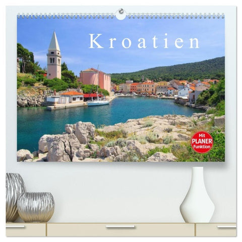 Kroatien (hochwertiger Premium Wandkalender 2026 DIN A2 quer), Kunstdruck in Hochglanz
