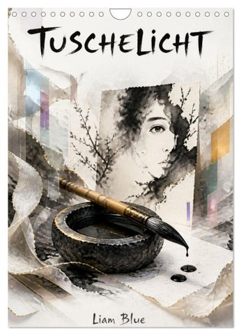 Tuschelicht (Wandkalender 2027 DIN A4 hoch), CALVENDO Monatskalender