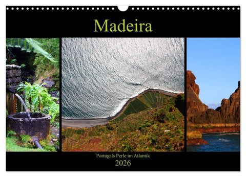 Madeira - Portugals Perle im Atlantik (Wandkalender 2026 DIN A3 quer), CALVENDO Monatskalender