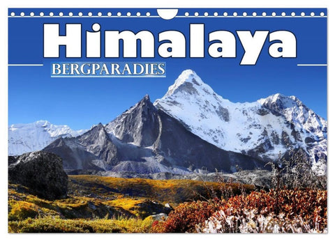 Himalaya - Bergparadies (Wandkalender 2027 DIN A4 quer), CALVENDO Monatskalender
