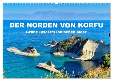 Der Norden von Korfu (Wandkalender 2027 DIN A2 quer), CALVENDO Monatskalender