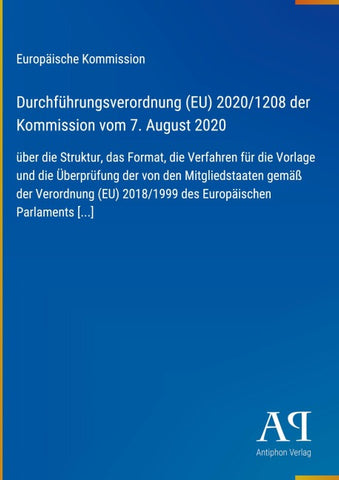 Durchführungsverordnung (EU) 2020/1208 der Kommission vom 7. August 2020